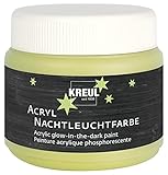 KREUL 74347 – Acryl Leuchtfarbe 150 ml, Nachtleuchtfarbe auf Wasserbasis,...