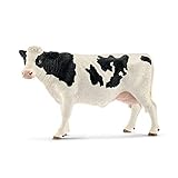 schleich 13797 Kuh Schwarzbunt, ab 3 Jahren, FARM WORLD - Spielfigur, 13 x...