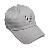 Custom Soft Baseball Cap Air Force Emblem Stickerei Dad Hüte für Männer...