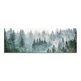 Wunderschönes Leinwandbild Wald Panorama 150x50cm – Ein einzigartiges...