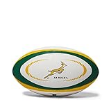 Gilbert South Africa International Replica Rugbyball, Weiß, Midi