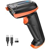 Tera Kabelloser Handheld-Barcode-Scanner 1D Laser Wireless und USB-Wired...
