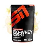 ESN IsoWhey Hardcore Proteinpulver, Vanilla (Classic), 1 kg, Bis zu 26 g...