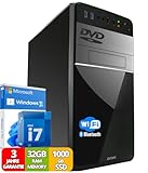 Intel i7 - Business Office Multimedia Computer mit 3 Jahre Garantie! | 32...