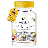 Calciumcitrat - 300mg Calcium pro Tablette - 90 Tabletten - vegan | Warnke...