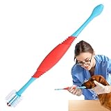 Zahnbürste für Hunde | Reinigungsbürste mit Doppelkopf für Hundezähne...