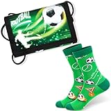 Hestya Motiv Brustbeutel Kinder Fußball Geldbeutel Jungen Fußball Socken...