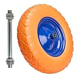 Garronda PU Vollgummirad 4.80/4.00-8 pannensicher wartungsfrei bis 100 kg...