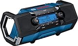 Bosch Professional 18V System Akku Baustellenradio GPB 18V-2 SC (Empfang...