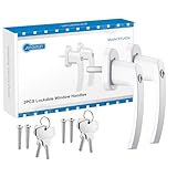 AUTOUTLET Fenstergriffe abschließbar, 2pcs Fenstersicherung Kinder...