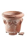 Teramico Blumentopf Pflanzgefäß Übertopf Italienisches Terrakotta...