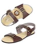 Pantoffelmann DDR Römersandalen I Braun I Größe 44 I Bequeme...