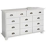 IDIMEX Schubladenschrank Sideboard Colmar, Schubladenkommode Anrichte mit...