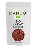 Mandoi Bio Kakaobohnen roh 200g, aus ökologischem Anbau, besonders...