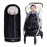KZ Dotnz Winter Warm Stroller Fußsack mit Innenseite, 100 % natürliches...