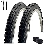 2 x VEE Rubber V158 26' Fahrradreifen Schwarz 50-559 (26 x 1.95) + 2 x...