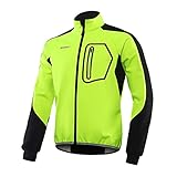 BERGRISAR Herren Fahrradjacke für Winter, Softshell Thermo Winddichte...