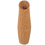 GRIRIW Rustikale Große Blumenvase aus Geflochtenem Rattan Dekorative...