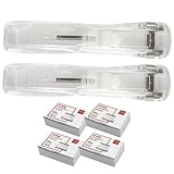 DOITOOL Wiederverwendbarer Büro papierhefter mit Transparenten Push...