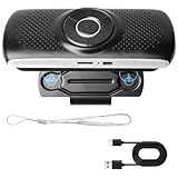 GOMETY Freisprecheinrichtung für Auto, 5.0 Bluetooth mit Clip Integriertes...