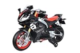 Smart Bebe Kinder Elektro-Motorrad Aprilia RS660 12V Batterie MP3...