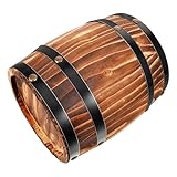 TINEASUR Rustikales Holzfass Miniatur Weinfass 20X16cm als Dekoratives...