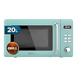 Cecotec Digitale Mikrowelle mit Grill Proclean 5110 Retro Green, 700 W in 5...