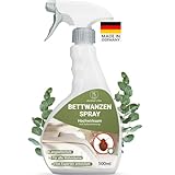 Bettwanzen Spray 500ml [hochwirksam & laborgeprüft] - wirksames Mittel...