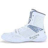 BoxenSchuhe Herren Deep Squat Schuhe Wrestling Schuhe Combat Boxers Trainer...