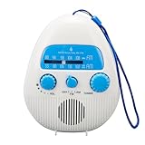 Sarini Wasserdichtes kabelloses FM-Badezimmerradio,tragbares...