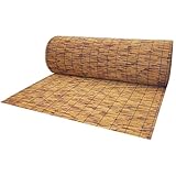 Natürlicher Bambus, 1 m x 1,6 m, Verdunkelungszaun für Wind- und...