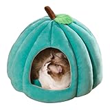 Halloween-Katzenbett, Kürbis-Katzenhöhle mit gemütlichem Innenraum,...