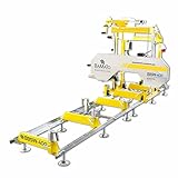 BAMATO Blockbandsäge | BBSW-400 | 3m Rollbahn (Erweiterbar) |2,2 kW...