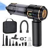 Lyiazsoy Handstaubsauger Akku, Autostaubsauger Kabellos 27000Pa Mini...