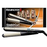 Remington Glätteisen Sleek & Curl (abgerundetes Design -ideal zum Glätten...