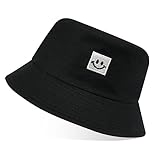 flintronic Fischerhut Bucket Hat, Unisex Baumwolle Smiling Face Hut,...