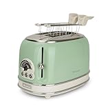 Ariete Vintage 155, 2-Scheiben-Toaster, Retro Toaster mit 6 Toaststufen,...