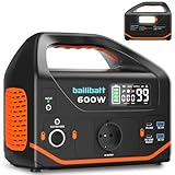 Tragbare Powerstation 600W 293Wh Tragbarer Generator Für Camping, Reisen,...