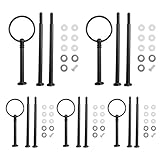 Nchdewui 5 Pack Etageren Stangen, Etagere Stangen Set, Etagere Bausatz,...