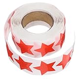 jojofuny 500 Stück Selbstklebende Sternaufkleber Bräunungsaufkleber für...