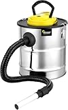 Aschesauger für Kamine, Pellets und Grills - 1.200W Leistung - 20 L...
