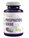 Phosphatidylserin 150mg (aus Soja) 120 Vegan Kapseln, Laborgeprüft,...