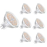 Vlio 6er MR16 GU5.3 LED Lampen Warmweiß 5W Ersatz für 40W Halogen Kein...