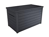 Koll Living Auflagenbox/Kissenbox Goliath XXL 870 Liter Farbe : Graphit l...