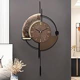 TOHOOYO Wanduhr, dekorative Wanduhren mit Pendel, leise Qualität Quarzuhr...