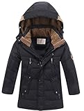 Vogstyle Jungen Winterjacke mit Kapuze Jacken Blouson Kinder Kapuzenparka...