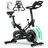 ONETWOFIT Leises Heimtrainer Fahrrad mit Verstellbarem Magnetwiderstand...