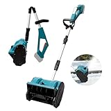 Akku-Schneefräse für Makita 18V Batterie, 13 Zoll Faltbare Elektrische...