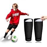 UZYXC 1 Paar Fußball Stutzen mit Verstärkter Stecktasche, Anti-Rutsch...