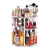 Auxmir Make Up Kosmetik Organizer, 360° Drehbar Aufbewahrung, Schmink...